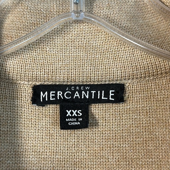 J. Crew Mercantile Beige Sweater Blazer Size XXS - Picture 6 of 15